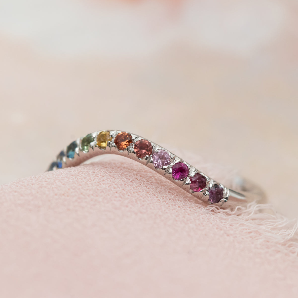 Spectrum | Rainbow Sapphire Ring