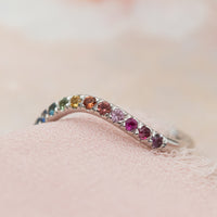 Spectrum | Rainbow Sapphire Ring