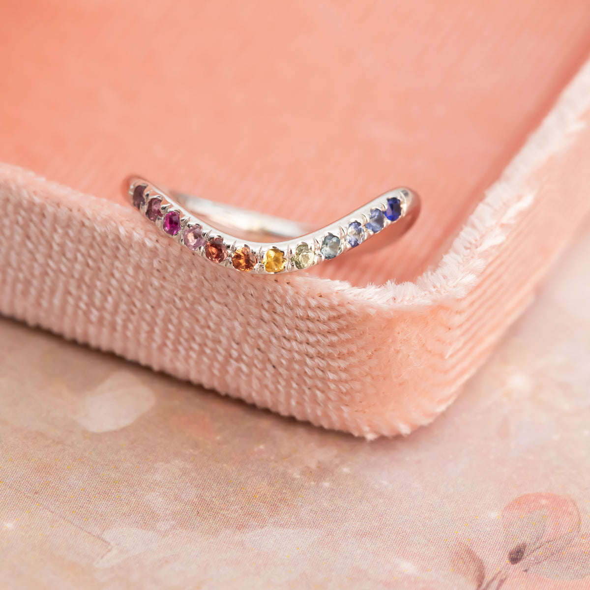 Spectrum | Rainbow Sapphire Ring