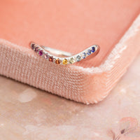 Spectrum | Rainbow Sapphire Ring