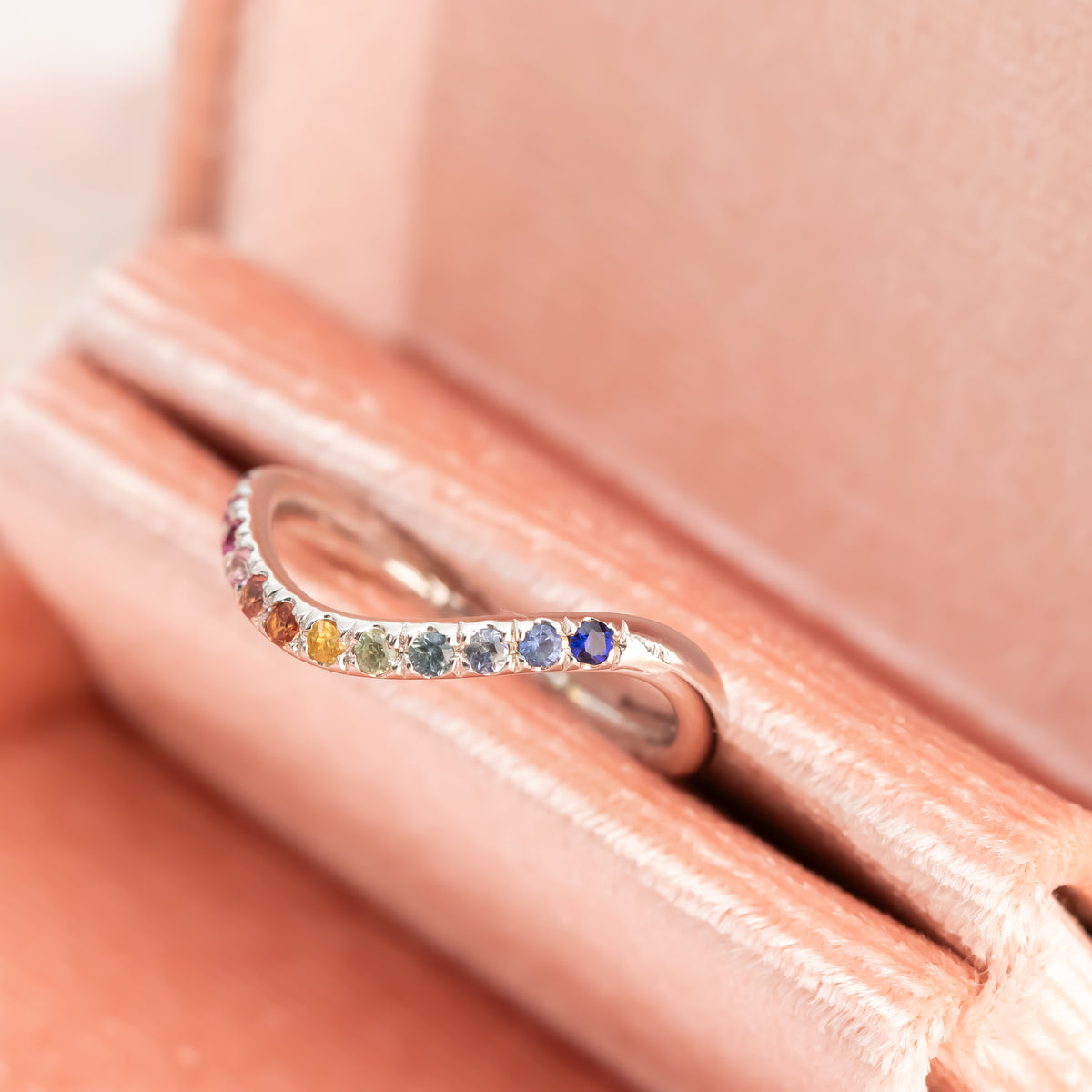 Spectrum | Rainbow Sapphire Ring