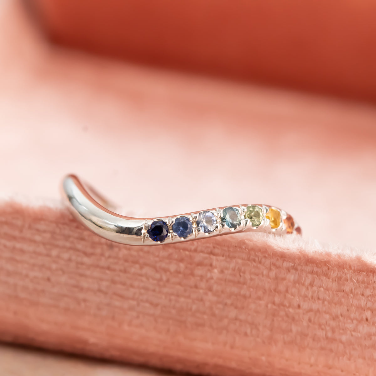 Spectrum | Rainbow Sapphire Ring