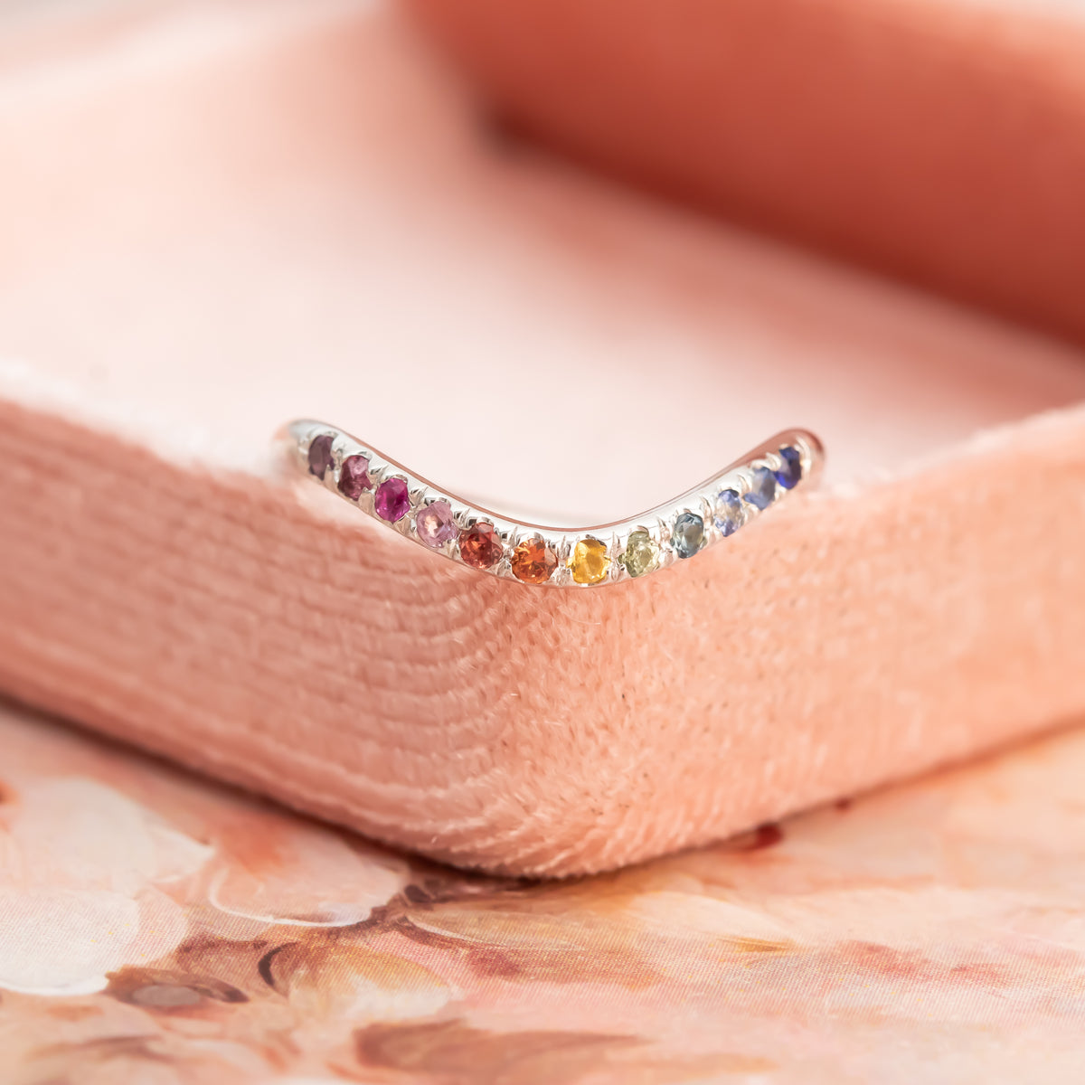 Spectrum | Rainbow Sapphire Ring