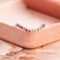 Spectrum | Rainbow Sapphire Ring