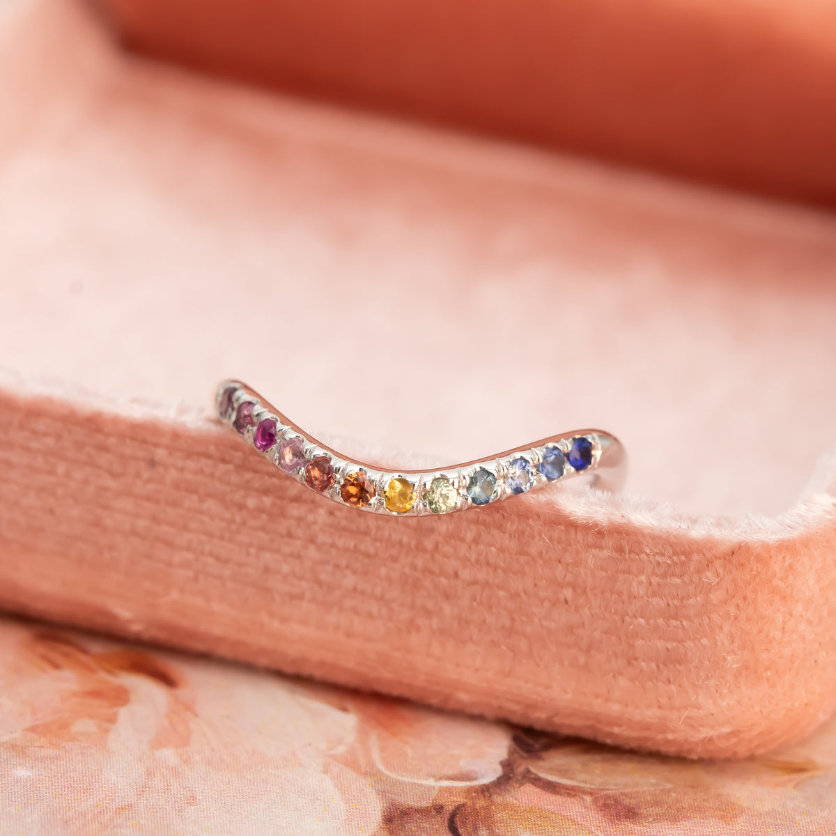 Spectrum | Rainbow Sapphire Ring