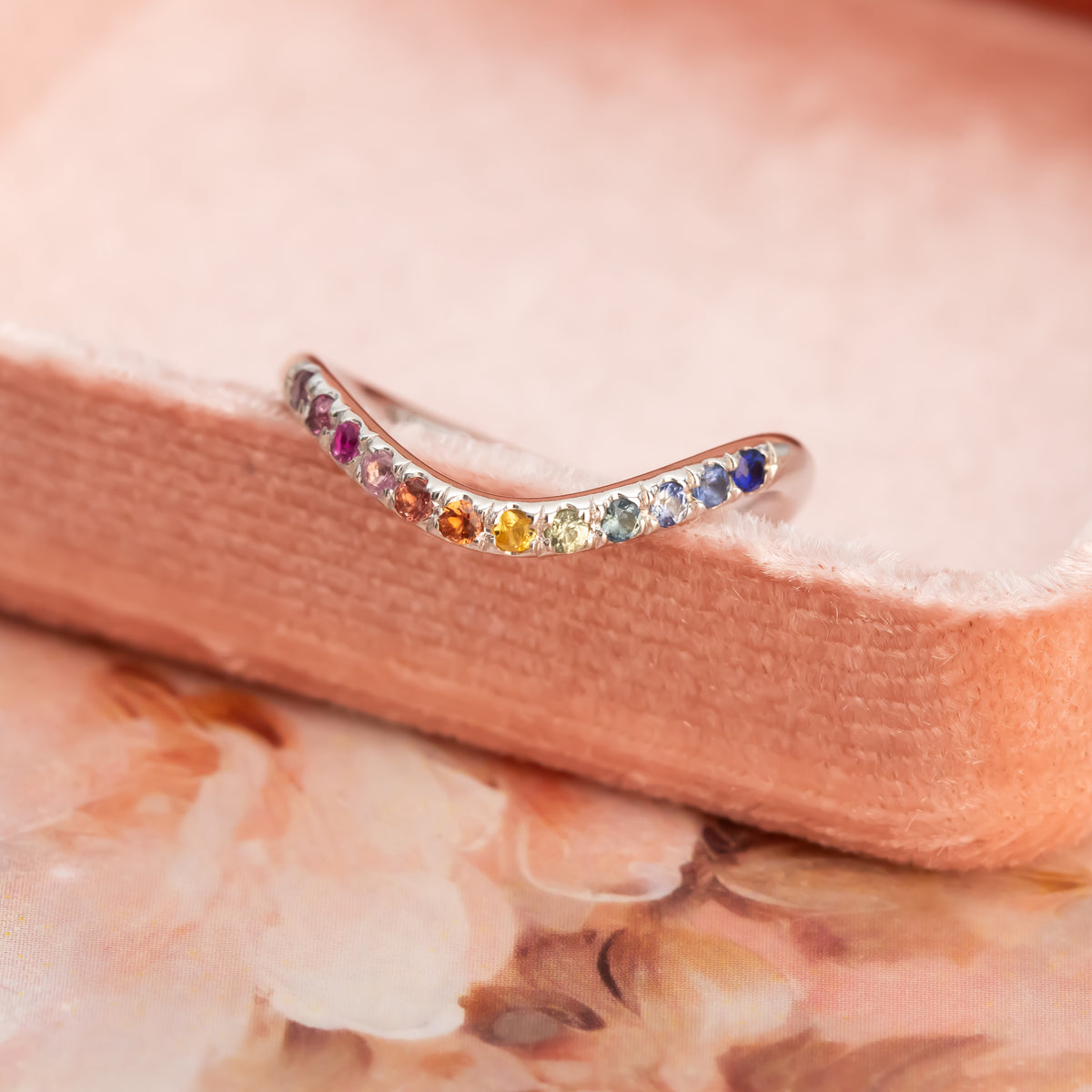 Spectrum | Rainbow Sapphire Ring