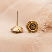 Rose Flower Stud Earrings