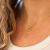 Rounded Star of David Necklace