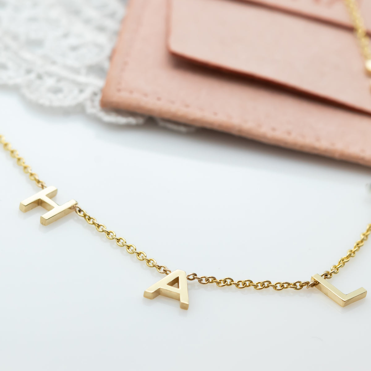 SHALOM Necklace - Star of David Shalom Peace Letter Neckalce