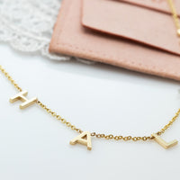 SHALOM Necklace - Star of David Shalom Peace Letter Neckalce