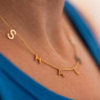 SHALOM Necklace - Star of David Shalom Peace Letter Neckalce