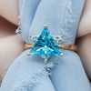 Blue Star of David Ring