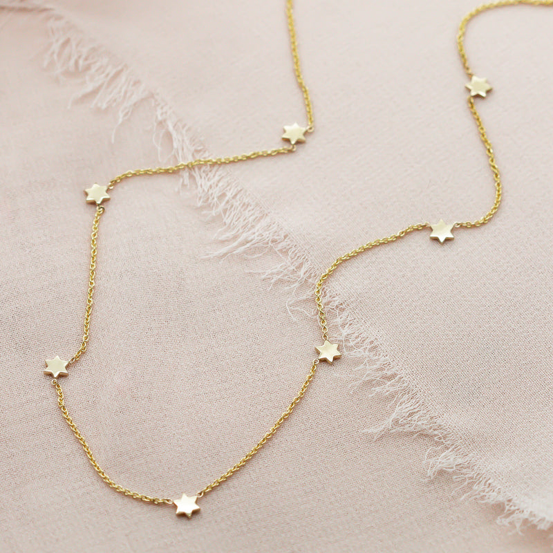 Seven Stars Station Necklace