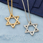 Men Star of David Pendant Necklace