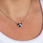 Blue & White Star of David Pendant Necklace