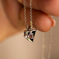 Blue & White Star of David Pendant Necklace