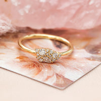 Serenity | Delicate Diamond Cluster Ring