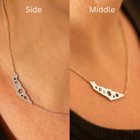 Israel Map Necklace