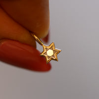 StarRay - Diamond-Cut Magen David Charm Pendant