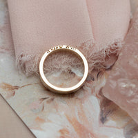 Vehi She'amda | Hebrew Prayer Gold Ring | והיא שעמדה