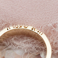 Vehi She'amda | Hebrew Prayer Gold Ring | והיא שעמדה