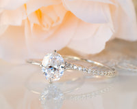 Halfway Eternity Diamond Ring