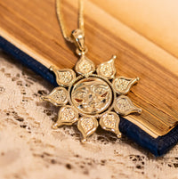 Personalized Pendant Necklace, Unique Gold Pendant Gift With Engraving