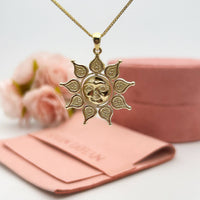 Personalized Pendant Necklace, Unique Gold Pendant Gift With Engraving