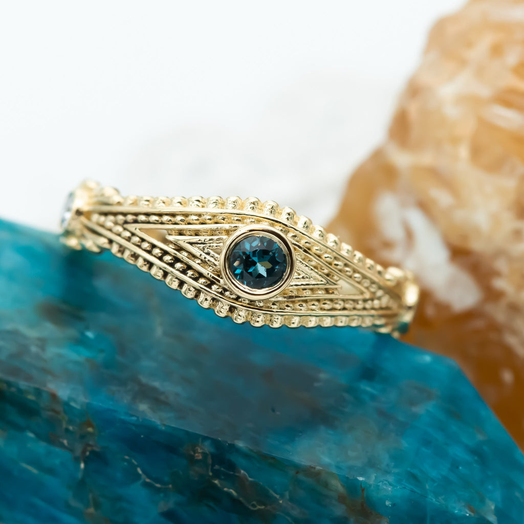 Evil Eye Diamond Sapphire Necklace, 14k Gold Evil Eye Diamond Necklace Charm, Evil Eye Diamond Pendant Necklace