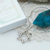 Rounded Star of David Pendant Necklace - Magen David Jewelry