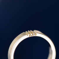 HINENI Ring - Hebrew Here I Am Ring, Solid 14K Gold Hineni / הנני word Ring Band, Hebrew Ring, Jewish Wedding Gift, Symbolic Ring.
14k gold Hineni ring engraved with הנני – a minimalist, meaningful Hebrew ring symbolizing presence, faith, and love. Handmade Jewish jewelry.