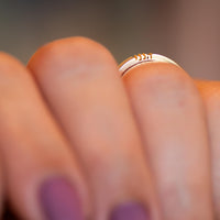 HINENI Ring - Hebrew Here I Am Ring, Solid 14K Gold Hineni / הנני word Ring Band, Hebrew Ring, Jewish Wedding Gift, Symbolic Ring.
14k gold Hineni ring engraved with הנני – a minimalist, meaningful Hebrew ring symbolizing presence, faith, and love. Handmade Jewish jewelry.