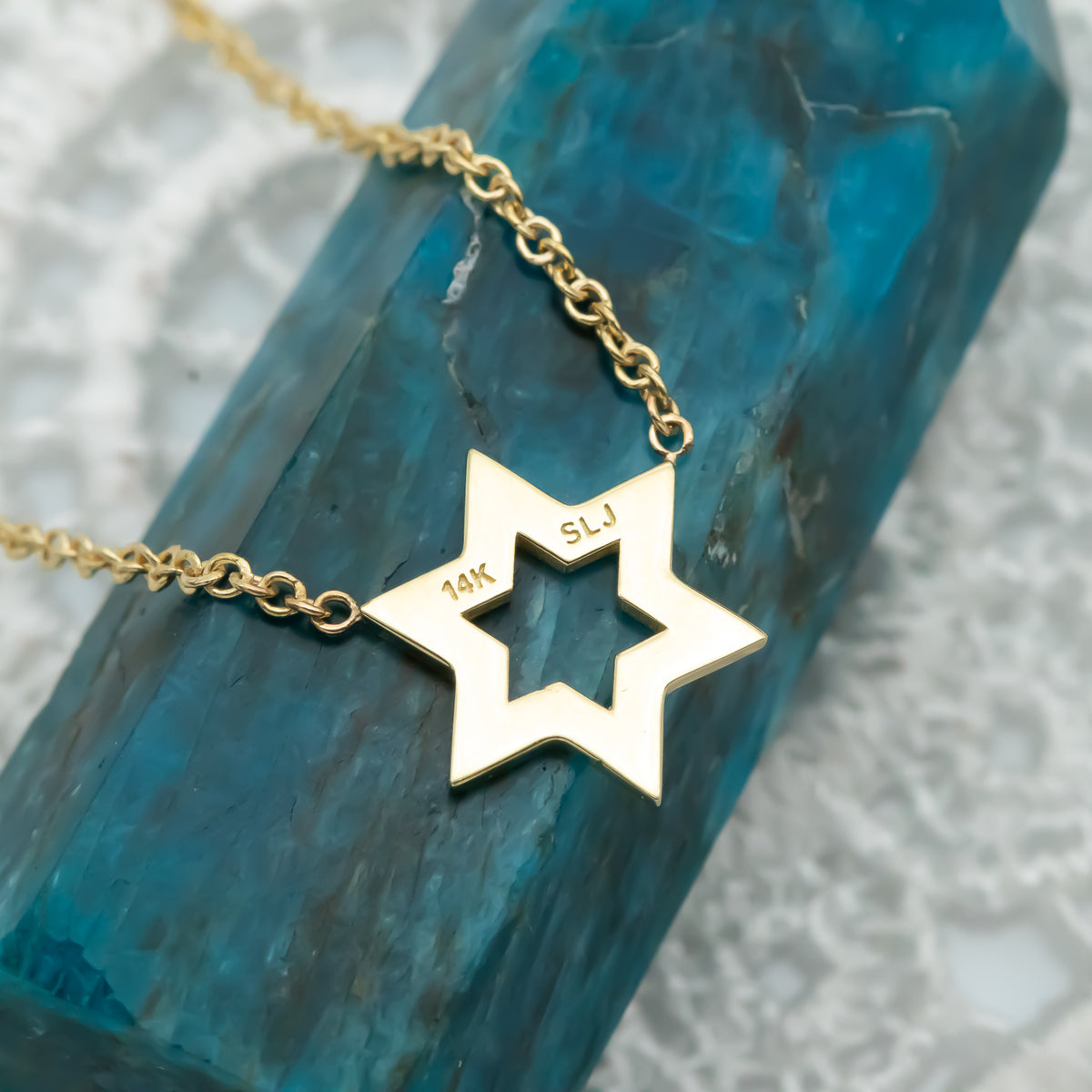 Minimalist Star of David Necklace
