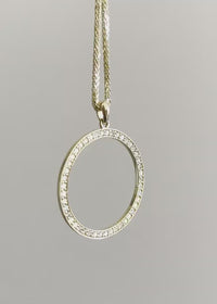Circle Of Life Diamond Pendant Necklace
