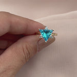 Blue Star of David Ring