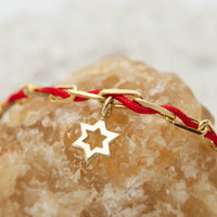 Paper-clip Bracelet with Star of David Charm | Jerusalem Day