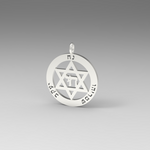 Personalized Star of David Pendant Necklace