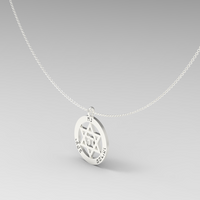 Personalized Star of David Pendant Necklace