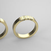 'This Too Shall Pass' Bold Letters Ring - טבעת גם זה יעבור