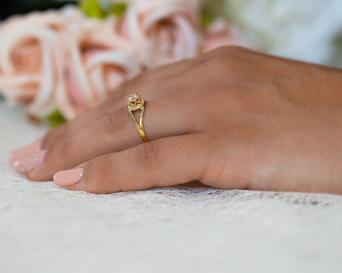 Vintage Diamond Engagement Ring