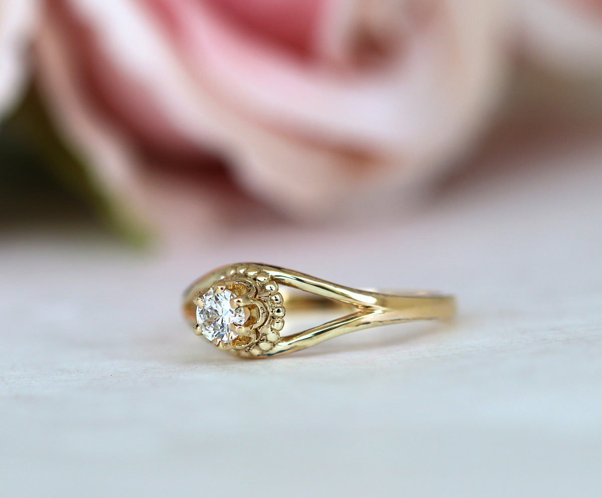 Vintage Diamond Engagement Ring