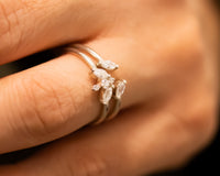 Unique Cluster Diamond Ring