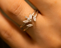 Unique Cluster Diamond Ring