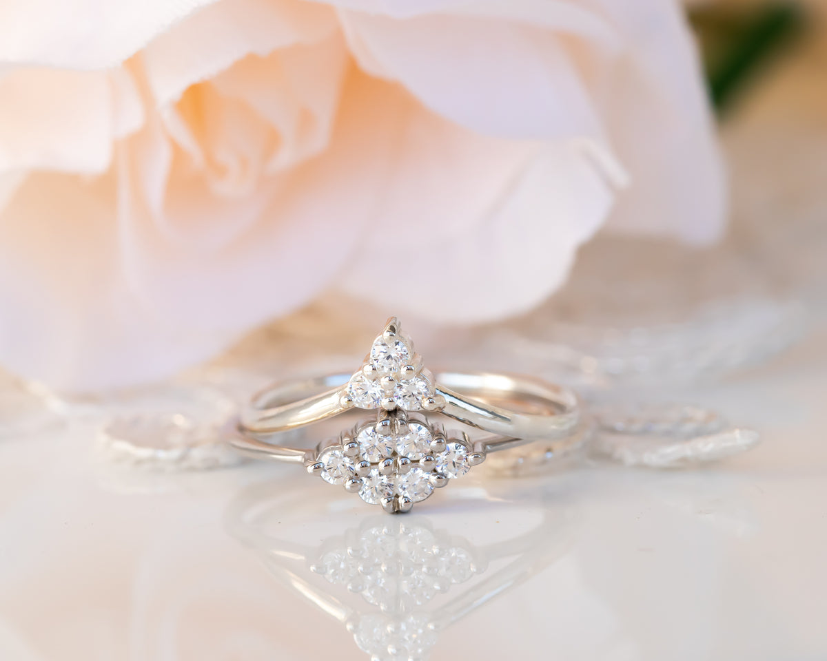 Soulmate Diamond Cluster Ring