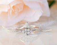 Soulmate Diamond Cluster Ring