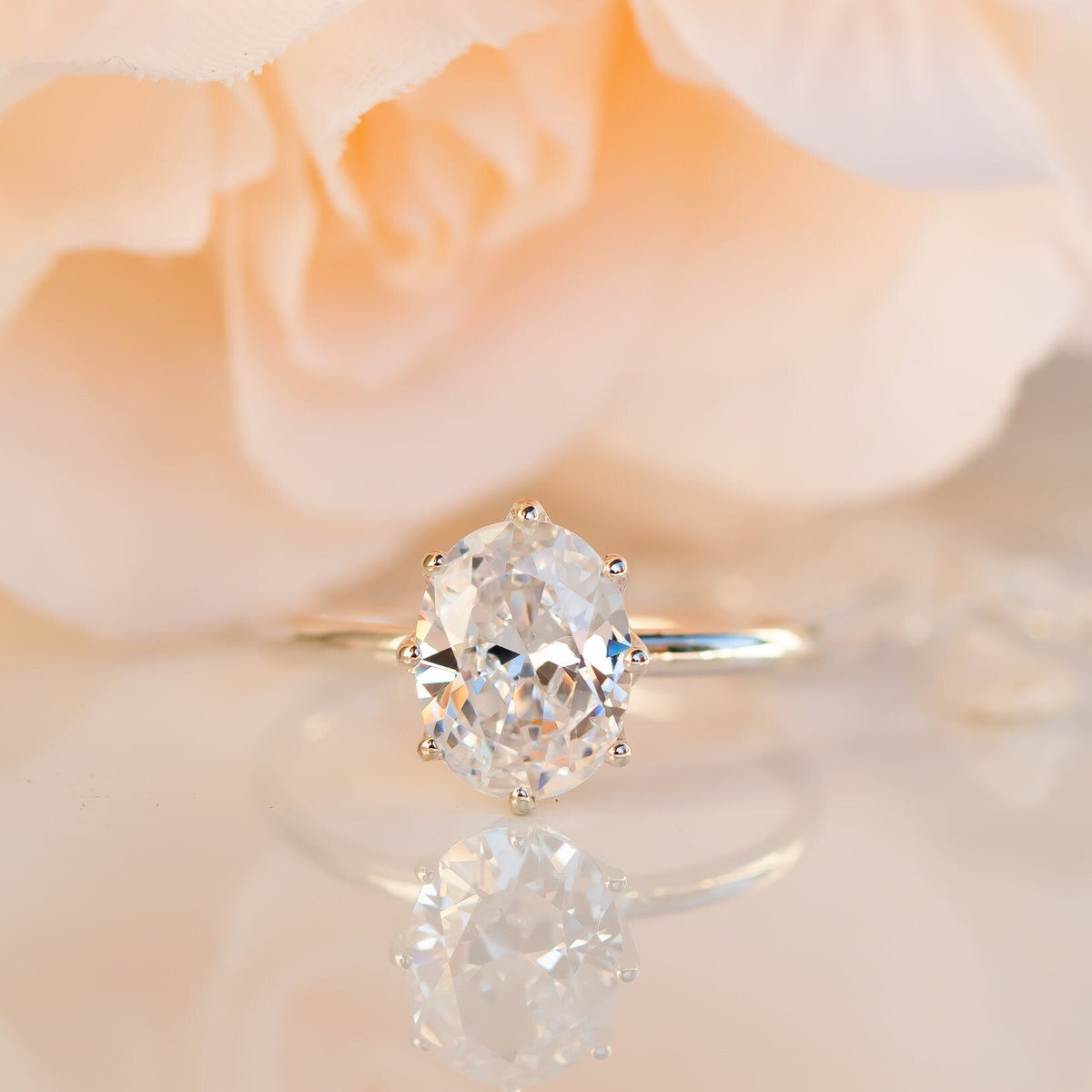 Oval diamond Ring, Oval Engagement Ring, 2 ct diamond Engagement Ring, Oval diamond Engagement Ring, 2 Carat diamond Ring