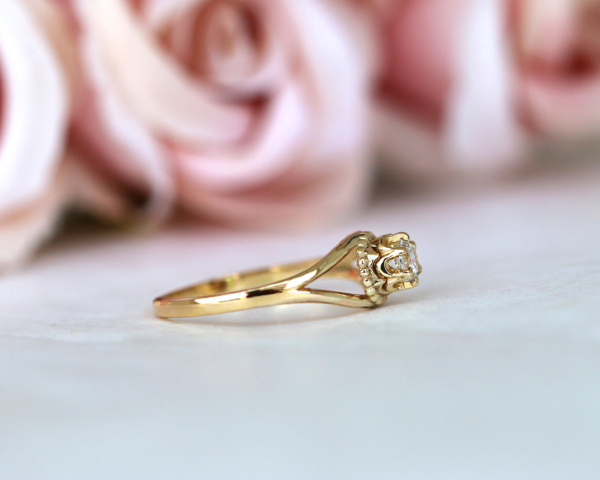 Vintage Diamond Engagement Ring