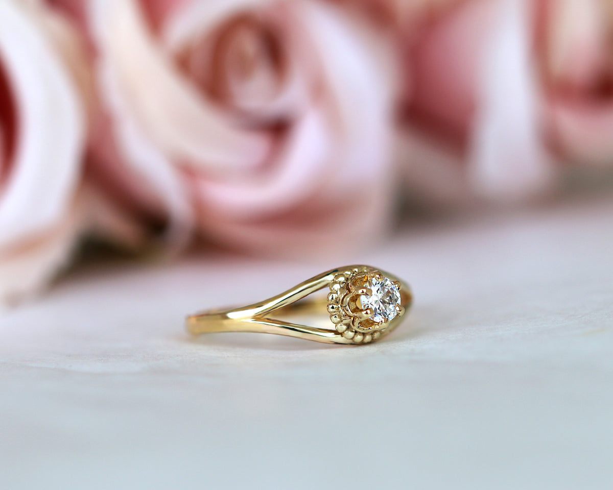 Vintage Diamond Engagement Ring