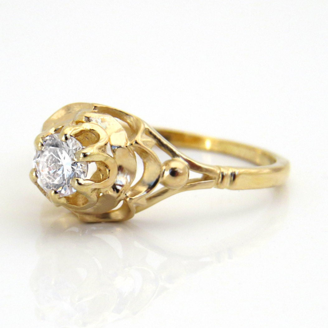 Antique Vintage Diamond Engagement Ring