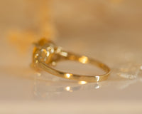 Vintage Inspired Citrine Gold Ring
